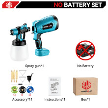 ONEVAN Pistolet de pulvérisation électrique, Capacité 1000ml, Compatible batterie 18V