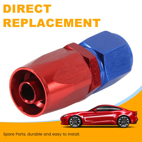 STRAIGHT Turbo Oil Feed Hose Fitting:AN6 8mm 1