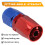 STRAIGHT Turbo Oil Feed Hose Fitting:AN6 8mm 5