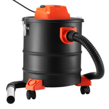 Aspiradora de Cenizas 20 L 1200 W-Duoku-Aparato con Ruedas y Cubo de Acero, Adecuado para Estufas de Pellets, Estufas de Madera