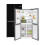 Bosch Serie 4 KMC85LBEA side-by-side refrigerator Freestanding 547 L E Black 1