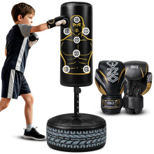 Kickboxing Gloves Free Standing Bag Junior