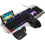 Gaming Keyboard and Mouse Sets, Backlit Rainbow Ergonomic Wired Keyboard & Mouse 1