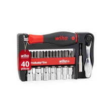 Cliquet - WIHA - ProBuddy Evo - 40 peças - Adaptador 1/4" - Mini catraca 72 dentes