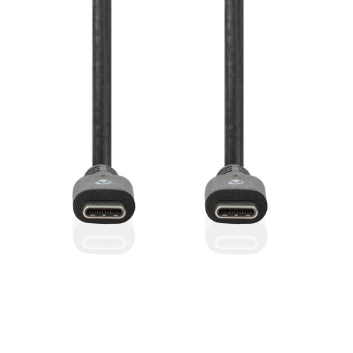 Cable USB-C 3.2 Gen 2, 3 m, 100 W, 4K, 10 Gbps, negro
