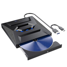 External Blu Ray Drive Burner,Portable Bluray Player Writer,CD Burner,DVD & CD-ROM,External Blu-Ray Drive for PC Laptop