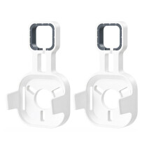 2 Stuks Muurbeugels voor Eero 6+ Dual-Band Mesh Wi-Fi 6+ Router, Stevige Beugel met Stopcontact, Ruimtebesparend Kabelbeheer