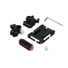 Camera Mount for Outdoor POV Aluminum Base 360 Ballhead Tripod Adapter for 13 12 11 1/4 Screw with Magnetic Mount