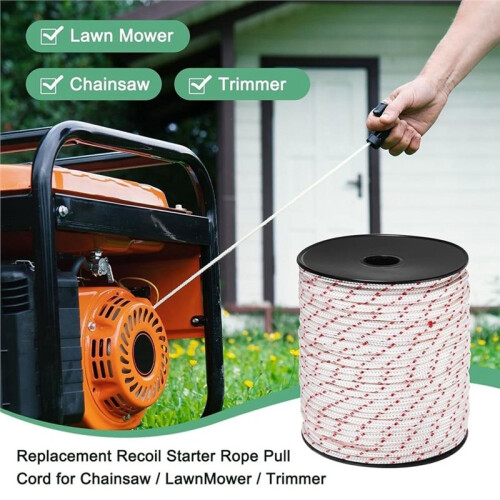 Rope Pull Cord 4mm 30-Meter for   Echo Poulan Homelite McCulloch   Trimmer 2