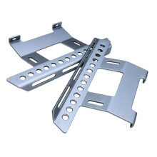 RED SPIDER 1/10 RC Crawler Upgrade Parts Footboard Side Pedal for Axial SCX10 90046 - Realistic Climbing Car Accessory Titanium