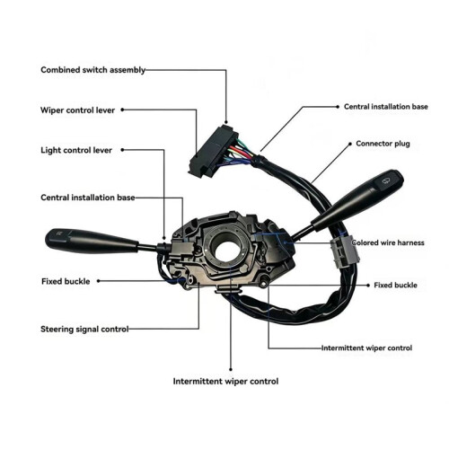 Interruptor Combinado de Farol, Seta e Limpador 84310-6A010 para Veículos para 2