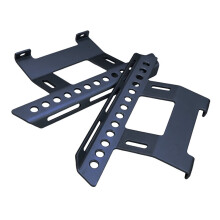 RED SPIDER 1/10 RC Crawler Upgrade Parts Footboard Side Pedal for Axial SCX10 90046 - Realistic Climbing Car Accessory Black