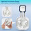 2PCS Wall Mount Bracket for Eero 6+ Dual-Band Mesh Wi-Fi 6+ Router Sturdy Socket Bracket Space Saving Wire Management 3