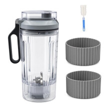 Voor Blast Max Blender BC251 Vervangingsset: Beker en Deksel (22oz) met Lekvrij Deksel en Boots B