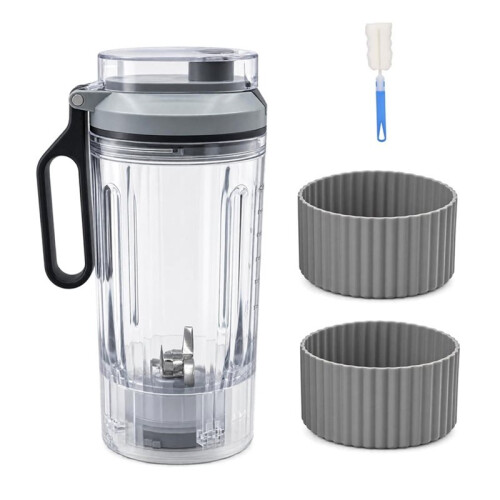 For  Blast Max Blender BC251 Replacement Set Container and Lid 22oz Replacement Cup with Leak Proof Lid and Boots B 1