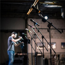 Lot de 20 Anneaux D'Identification de Couleur pour Microphones, Multicolores, Numérotés de 1 à 20, pour Distinguer les Différents Microphones