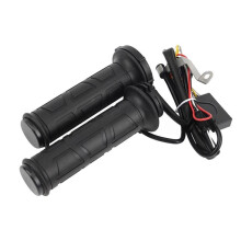 Motorcycle Heated Grips 22mm Motorcycle Hand Heated Grips Adjustable Temp for Dirt Bike ATV Scooter Enduro