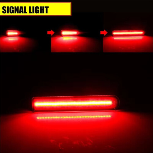 Rear Bumper Light for    2007-2014 Brake Light Sequential Turn Signal Light Accessories 2