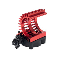 Coperchio Dissipatore di Calore Ventola di Raffreddamento 30mm per Motore Elettrico RC 380 390 per Modellini per 124017 124016 144010 Rosso