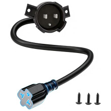 Charging Port Adapter Plug for Club Car Precedent Electric Cart Replacement Cart Charging Port Inlet US Plug