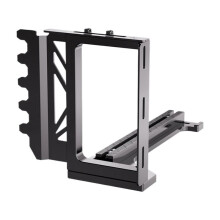 PCIe GPU Vertical Mounting Bracket Aluminum Alloy for PCIe 3.0/4.0/5.0 Riser Cable Card Steering Mount A