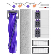 13 Pcs Replacement Parts for  Flow Robot Vacuum Cleaner Main Side Brush Filter Roller Mop Dust Bag
