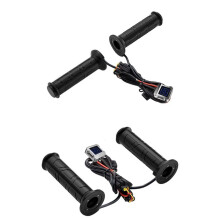 22mm Motorcycle Hand Heated Grips Electric Molded Grips Scooter Moped Bar Hand Warmer Adjustable Hot Grip Handle