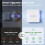 Tuya WiFi Wall-Mounted  Sensing Touch  Remote-Controlled Lighting Button 3 Gang 10G  Panel EU A 3
