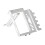 Support de Montage Vertical en Alliage D'Aluminium pour Carte Graphique PCIe 3.0/4.0/5.0 avec Câble Riser et Système de Direction B 3