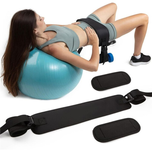 Hip Thrust Belt Effective Dumbbell Exercise Belt Home Workout Hip Bridge Auxiliary Strap for Glute Exercise 1