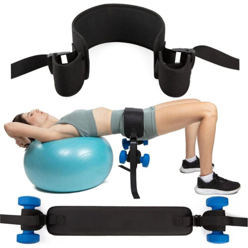 Hip Thrust Belt Effective Dumbbell Exercise Belt Home Workout Hip Bridge Auxiliary Strap for Glute Exercise 2