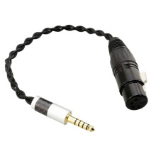 4,4-mm-Klinkenstecker auf 4-Poligen XLR-Buchsen-Kopfhöreradapter, Kopfhörer-Audioadapter für Stabile, Verlustarme Signalübertragung