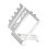 Support de Montage Vertical en Alliage D'Aluminium pour Carte Graphique PCIe 3.0/4.0/5.0 avec Câble Riser et Système de Direction B 4