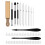 56 Pcs Oil Pastel Blending Tools, Blending Stumps Set with Sponge Replacement Heads, Sandpaper Sharpener 1