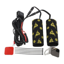 12V Motorcycles Heated Handles Grips Snowmobile ATV Handlebar Heater Warmer Kit 3 Adjustable Temp Heated Handle Grips