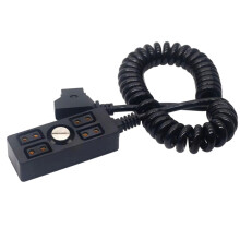 Kameras D-TAP auf 4D-TAP Kamera-Stromverteiler Dreiwege-Splitter D-TAP-Verteiler Dtap-Splitter 1/4-Zoll-Schraube