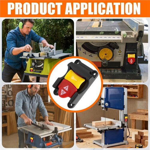 Table Saw  Replacement for  and  /Off Paddle , 125V/250V Dual Voltage, Removable Safety Key