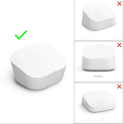 For Eero Mesh WiFi Router Wall Mount Bracket with Cable Storage Function Stable Easy Install Wall Mount Outlet Holder 2