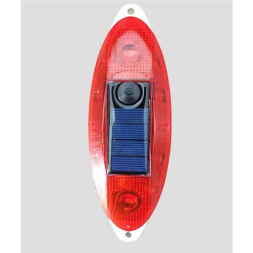 Solar Strobe Warning Light Sensitive LED Warning Lamp Super Bright IP68 Waterproof Light Control Flashing Beacon 1