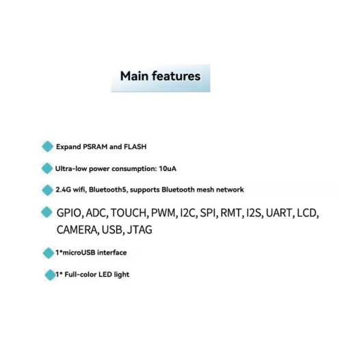 For Banana PI BPI PicoW-S3 Development Board Low-Power Microcontroller 2.4G WIF+ 5 for IoT Development 1
