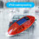 Solar Strobe Warning Light Sensitive LED Warning Lamp Super Bright IP68 Waterproof Light Control Flashing Beacon 6