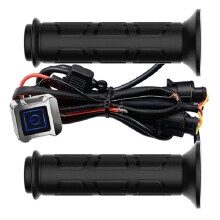 22mm Motorcycle Hand Heated Grips Electric Molded Grips Scooter Moped Bar Hand Warmer Adjustable Hot Grip Handle