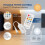 17 Keys  RF 2-Wire CCT Controller 2 Wire CCT LED Strip Controller for Two-Wire Tunable White LED Light Strip 2