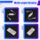 17 Keys  RF 2-Wire CCT Controller 2 Wire CCT LED Strip Controller for Two-Wire Tunable White LED Light Strip 8