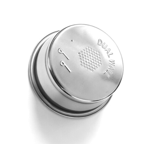 54MM Coffee Dual-Cup Pressurized Filter Bowl for  Coffee Machine Handle Filter Basket Stainless Steel Filter 2