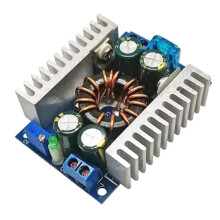 150W 16A - Boost Converter DC8-32V to DC9-46V Adjustable Step- Module with Aluminum Heatsink