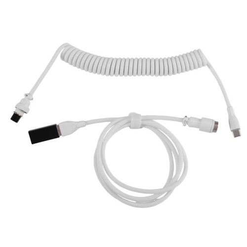 Cabo Espiral para Teclado  USB Tipo C,