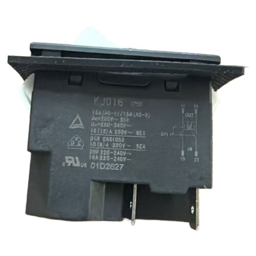 KJD16 4 Pins 250V AC Electromagnetic  Waterproof Motor Control Button for Power Tools Industrial Equipment 2