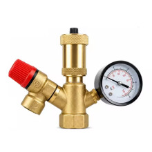 3/4" Brass Pressure Reducing Valve Auto Water Pressure Regulator Internal Thread for Boiler & Solar Water Heater