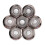 Replacement Shaver Heads for Bald  Shavers 7-Blade Rotary Cutter Accessories,Compatible with Multi-Blade Shavers 2